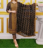 Weightless Black Georgette Heavy Embroidered Salwar Kameez (HP28)